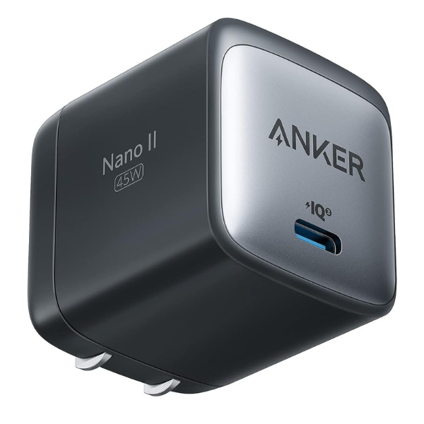 Cargador Anker 45w compacto y rápido