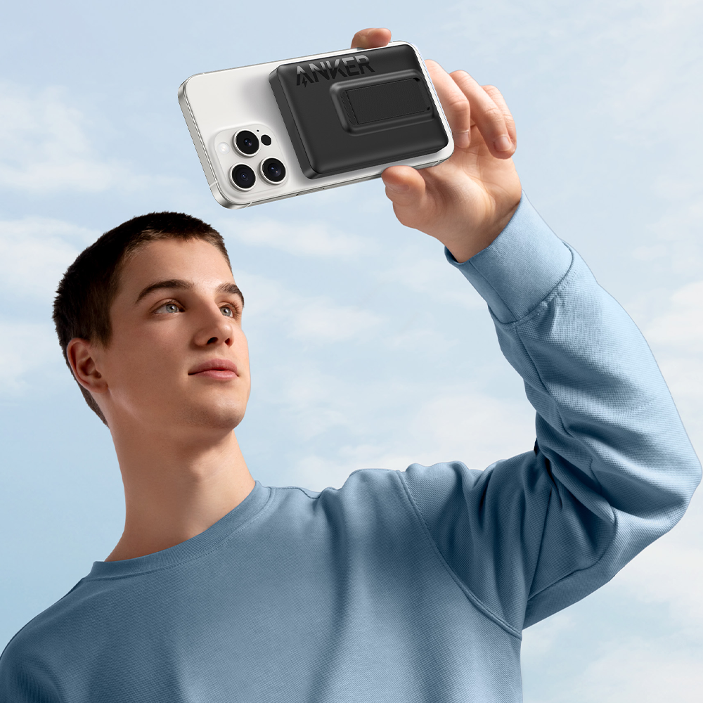 Power Bank Anker MagGo con batería de 10,000mAh, 7.5W con Stand - Image 3