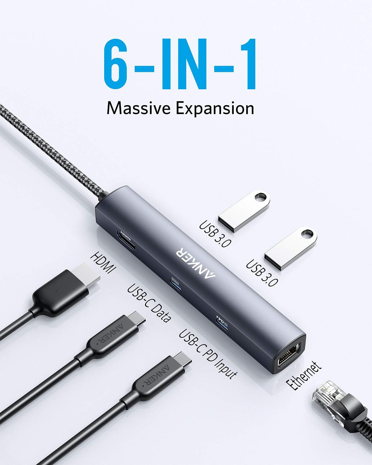 Anker PowerExpand 6 -in-1 USB-C - Image 2