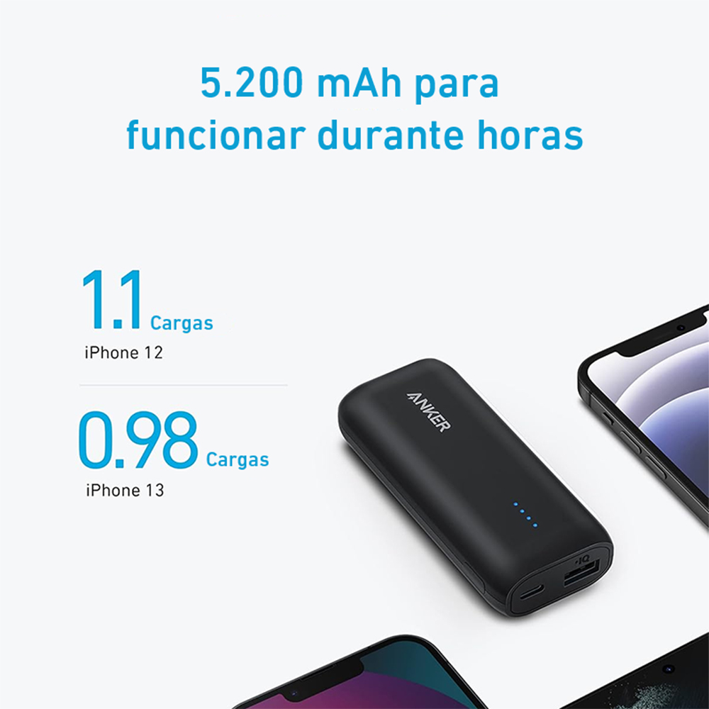 Power Bank Anker 321 de 5.200 mAh USB-C y USB-A - Image 3