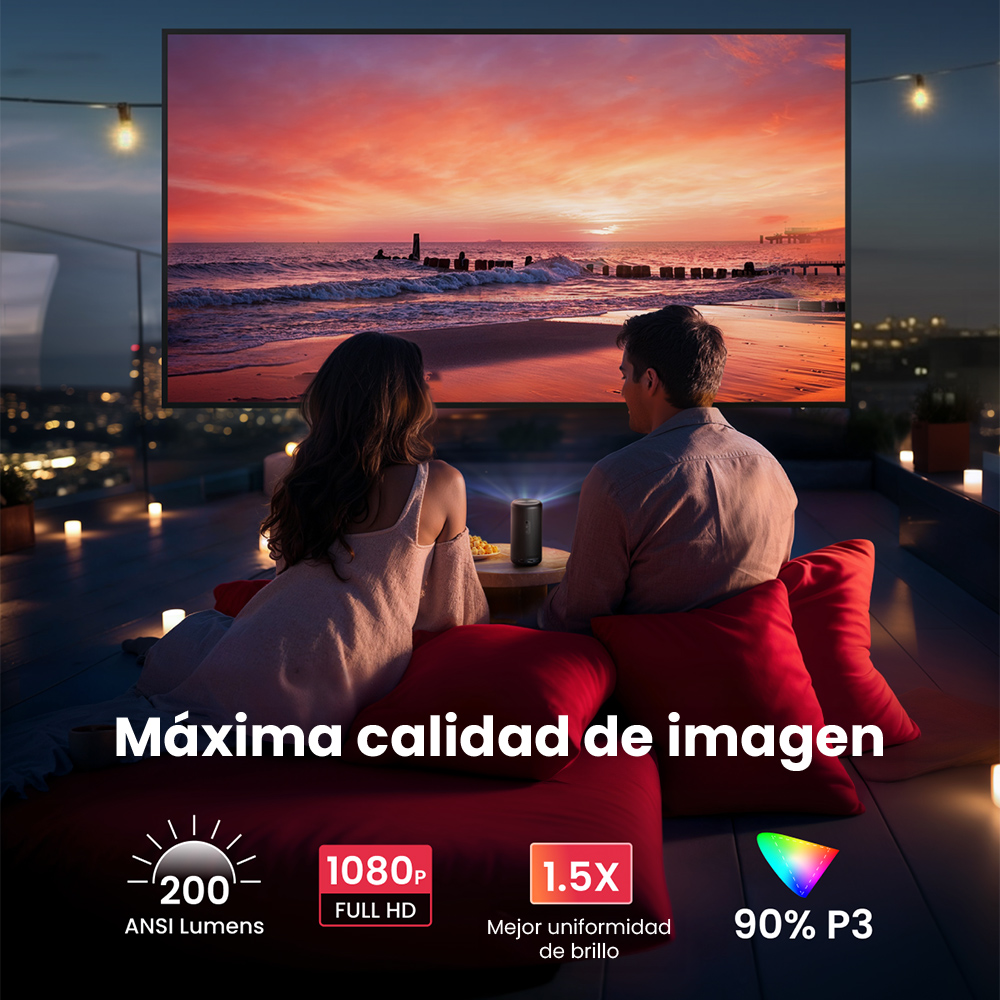 Proyector portátil Capsule3 con Google TV - Image 3