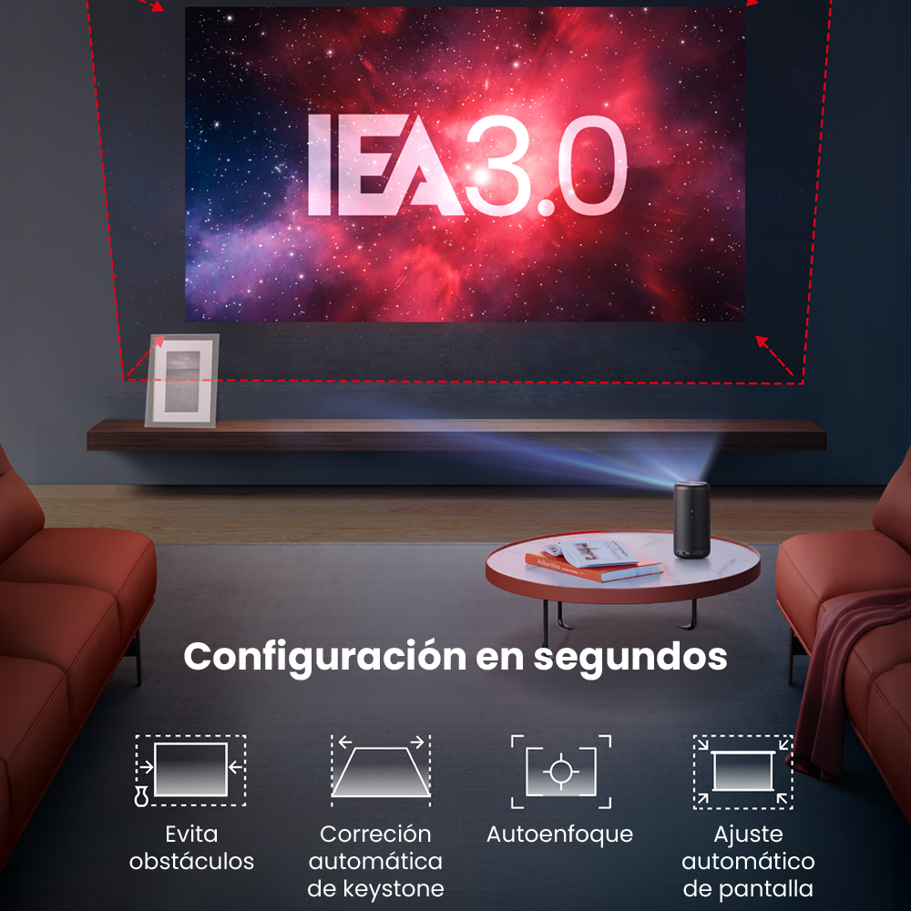 Proyector portátil Capsule3 con Google TV - Image 5