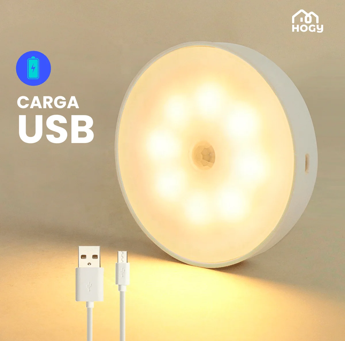 LUZ DE NOCHE CON SENSOR DE MOVIMIENTO X3 - Image 2