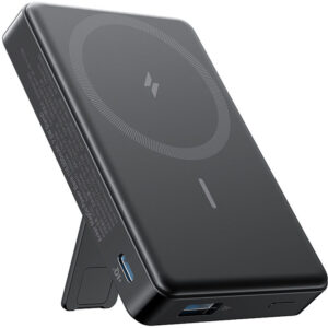 Power Bank Anker MagGo con batería de 10,000mAh, 7.5W con Stand